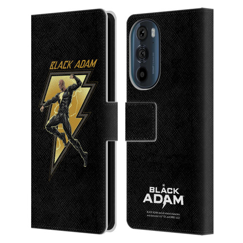 Black Adam Graphics Black Adam 2 Leather Book Wallet Case Cover For Motorola Edge 30