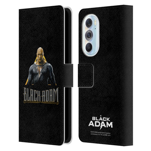 Black Adam Graphics Black Adam Leather Book Wallet Case Cover For Motorola Edge X30
