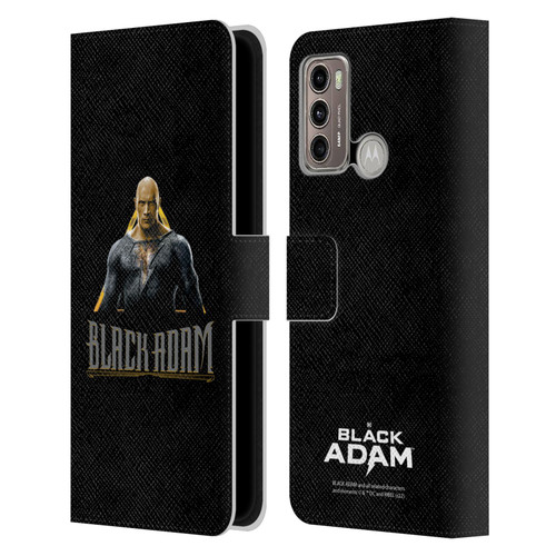 Black Adam Graphics Black Adam Leather Book Wallet Case Cover For Motorola Moto G60 / Moto G40 Fusion