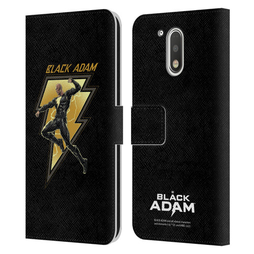 Black Adam Graphics Black Adam 2 Leather Book Wallet Case Cover For Motorola Moto G41