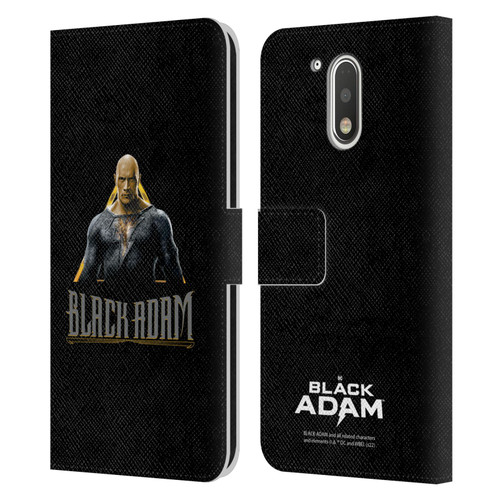 Black Adam Graphics Black Adam Leather Book Wallet Case Cover For Motorola Moto G41