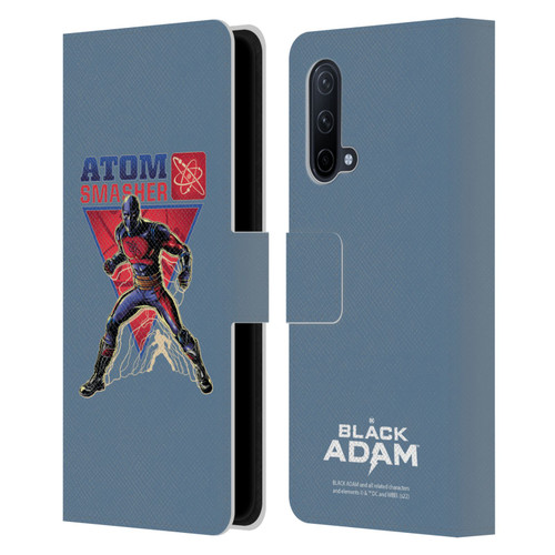 Black Adam Graphics Atom Smasher Leather Book Wallet Case Cover For OnePlus Nord CE 5G