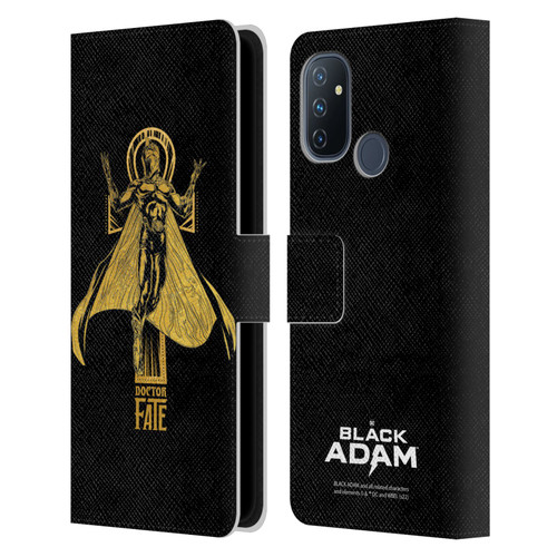 Black Adam Graphics Doctor Fate Leather Book Wallet Case Cover For OnePlus Nord N100