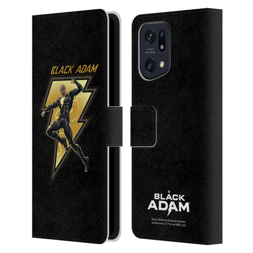 Black Adam Graphics Black Adam 2 Leather Book Wallet Case Cover For OPPO Find X5