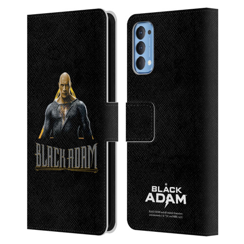 Black Adam Graphics Black Adam Leather Book Wallet Case Cover For OPPO Reno 4 5G