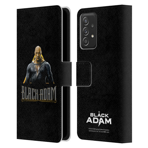 Black Adam Graphics Black Adam Leather Book Wallet Case Cover For Samsung Galaxy A52 / A52s / 5G (2021)