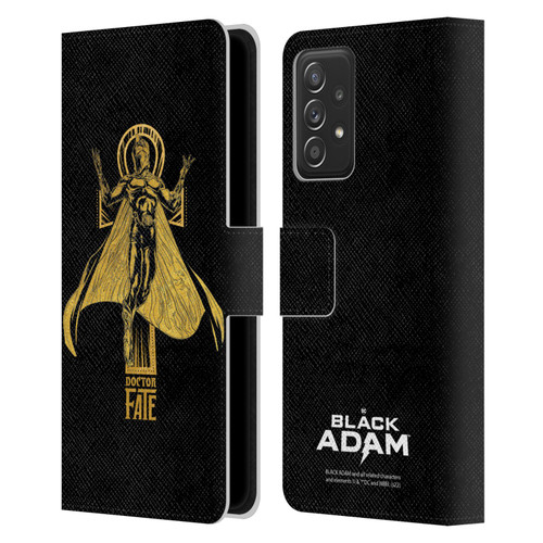 Black Adam Graphics Doctor Fate Leather Book Wallet Case Cover For Samsung Galaxy A52 / A52s / 5G (2021)