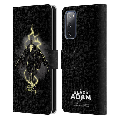Black Adam Graphics Lightning Leather Book Wallet Case Cover For Samsung Galaxy S20 FE / 5G