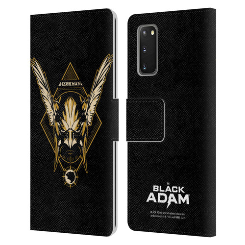 Black Adam Graphics Hawkman Leather Book Wallet Case Cover For Samsung Galaxy S20 / S20 5G