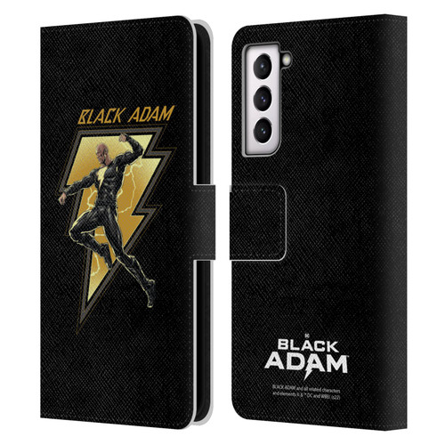 Black Adam Graphics Black Adam 2 Leather Book Wallet Case Cover For Samsung Galaxy S21 5G