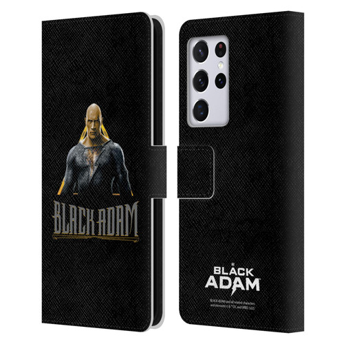 Black Adam Graphics Black Adam Leather Book Wallet Case Cover For Samsung Galaxy S21 Ultra 5G