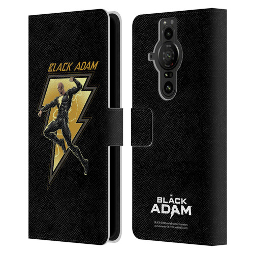 Black Adam Graphics Black Adam 2 Leather Book Wallet Case Cover For Sony Xperia Pro-I