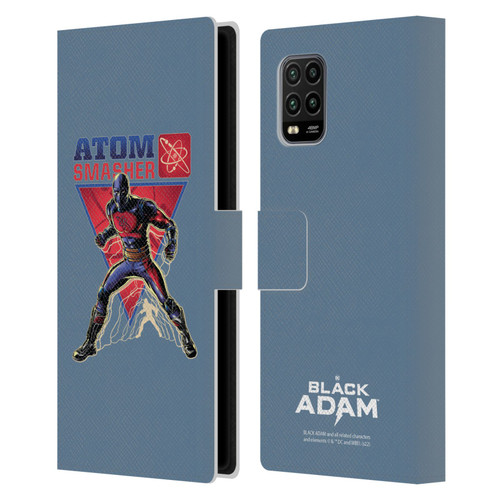 Black Adam Graphics Atom Smasher Leather Book Wallet Case Cover For Xiaomi Mi 10 Lite 5G
