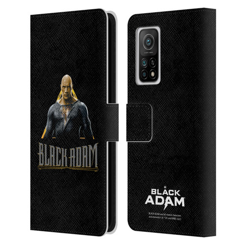 Black Adam Graphics Black Adam Leather Book Wallet Case Cover For Xiaomi Mi 10T 5G