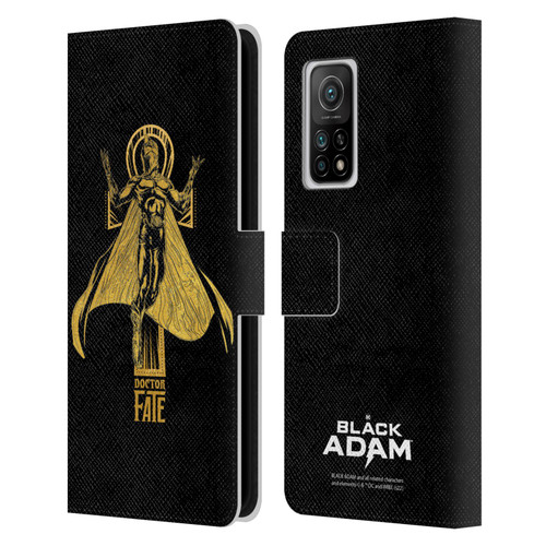 Black Adam Graphics Doctor Fate Leather Book Wallet Case Cover For Xiaomi Mi 10T 5G