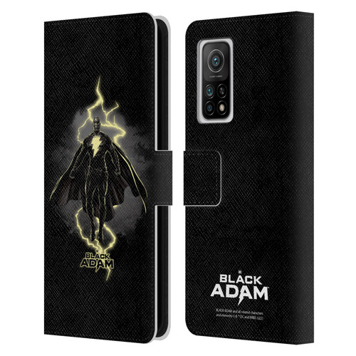 Black Adam Graphics Lightning Leather Book Wallet Case Cover For Xiaomi Mi 10T 5G
