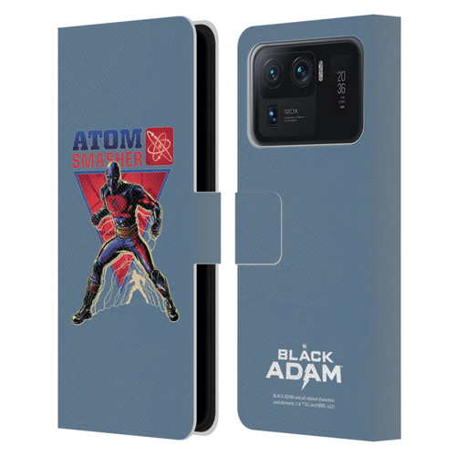 Black Adam Graphics Atom Smasher Leather Book Wallet Case Cover For Xiaomi Mi 11 Ultra