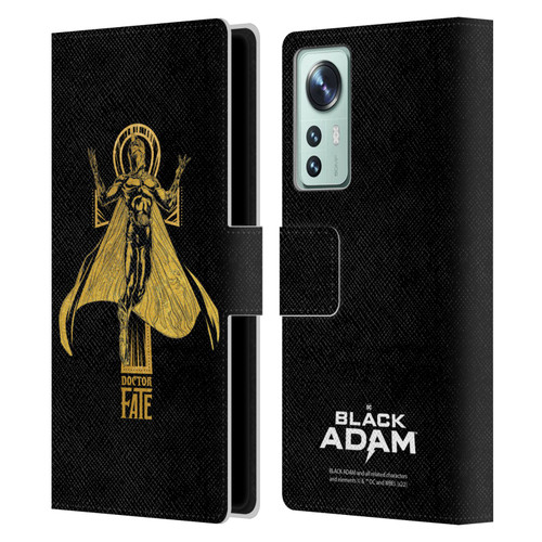 Black Adam Graphics Doctor Fate Leather Book Wallet Case Cover For Xiaomi 12