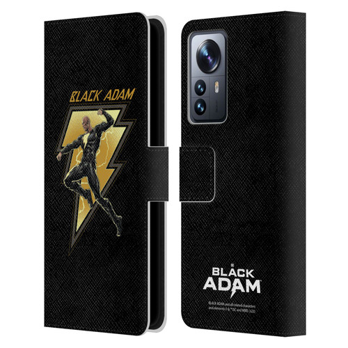 Black Adam Graphics Black Adam 2 Leather Book Wallet Case Cover For Xiaomi 12 Pro
