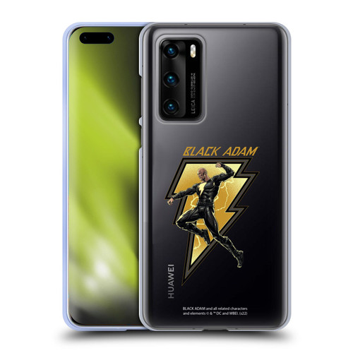 Black Adam Graphics Black Adam 2 Soft Gel Case for Huawei P40 5G