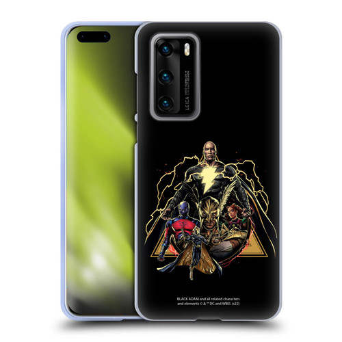 Black Adam Graphics Group Soft Gel Case for Huawei P40 5G