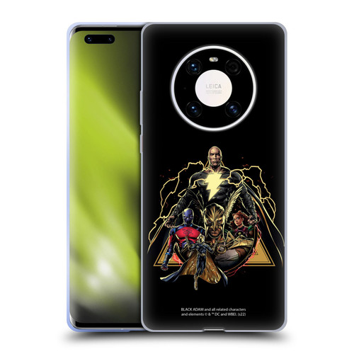 Black Adam Graphics Group Soft Gel Case for Huawei Mate 40 Pro 5G