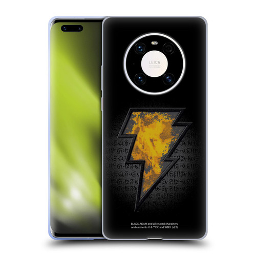 Black Adam Graphics Icon Soft Gel Case for Huawei Mate 40 Pro 5G