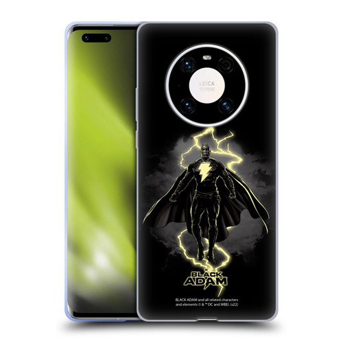 Black Adam Graphics Lightning Soft Gel Case for Huawei Mate 40 Pro 5G