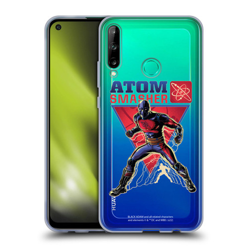 Black Adam Graphics Atom Smasher Soft Gel Case for Huawei P40 lite E