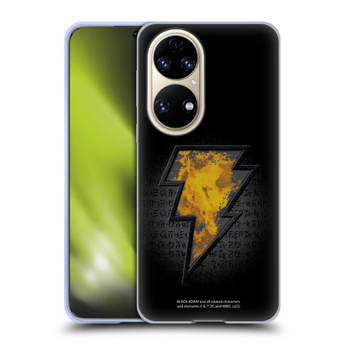 Black Adam Graphics Icon Soft Gel Case for Huawei P50