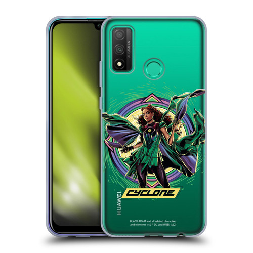 Black Adam Graphics Cyclone Soft Gel Case for Huawei P Smart (2020)