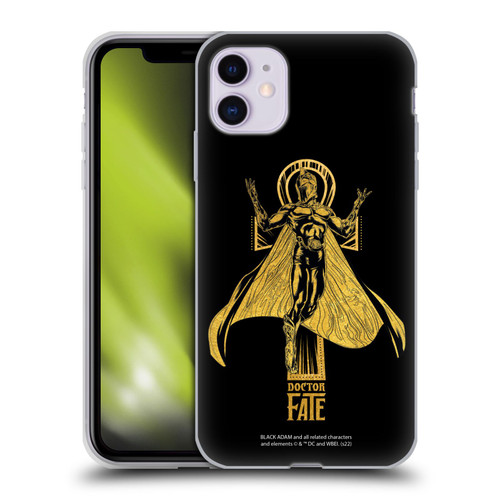 Black Adam Graphics Doctor Fate Soft Gel Case for Apple iPhone 11