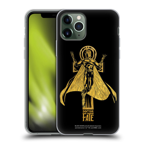 Black Adam Graphics Doctor Fate Soft Gel Case for Apple iPhone 11 Pro