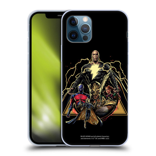 Black Adam Graphics Group Soft Gel Case for Apple iPhone 12 / iPhone 12 Pro