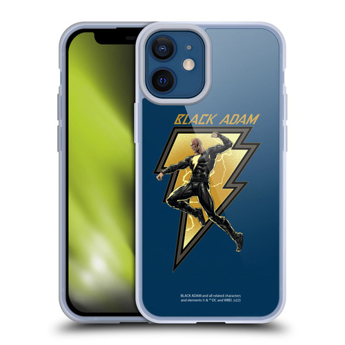 Black Adam Graphics Black Adam 2 Soft Gel Case for Apple iPhone 12 Mini