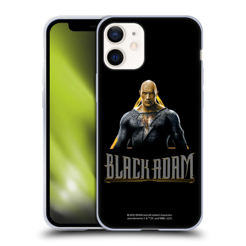 Black Adam Graphics Black Adam Soft Gel Case for Apple iPhone 12 Mini