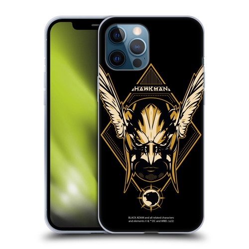 Black Adam Graphics Hawkman Soft Gel Case for Apple iPhone 12 Pro Max