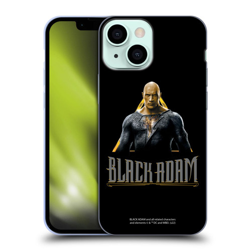 Black Adam Graphics Black Adam Soft Gel Case for Apple iPhone 13 Mini