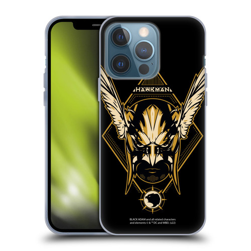 Black Adam Graphics Hawkman Soft Gel Case for Apple iPhone 13 Pro