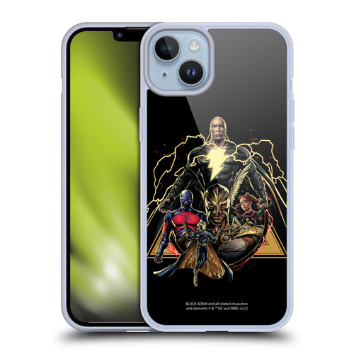 Black Adam Graphics Group Soft Gel Case for Apple iPhone 14 Plus