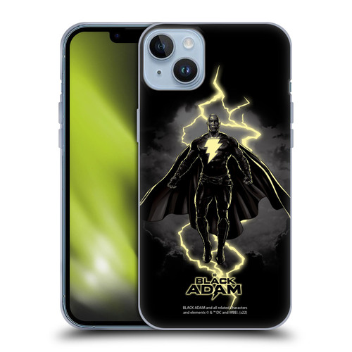 Black Adam Graphics Lightning Soft Gel Case for Apple iPhone 14 Plus