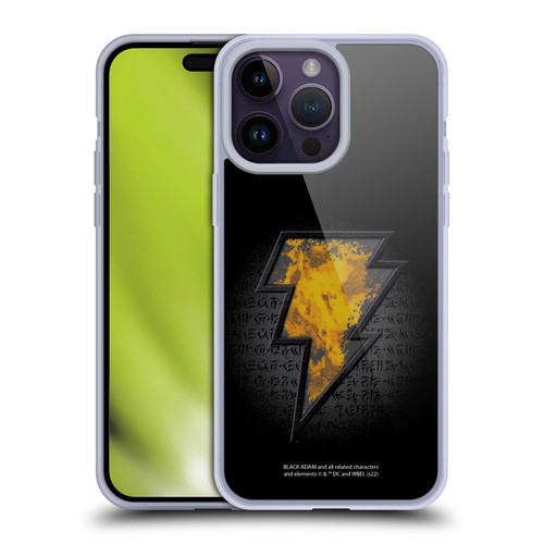 Black Adam Graphics Icon Soft Gel Case for Apple iPhone 14 Pro Max