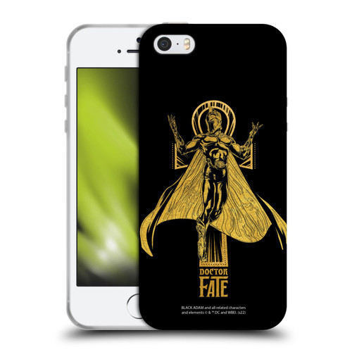 Black Adam Graphics Doctor Fate Soft Gel Case for Apple iPhone 5 / 5s / iPhone SE 2016