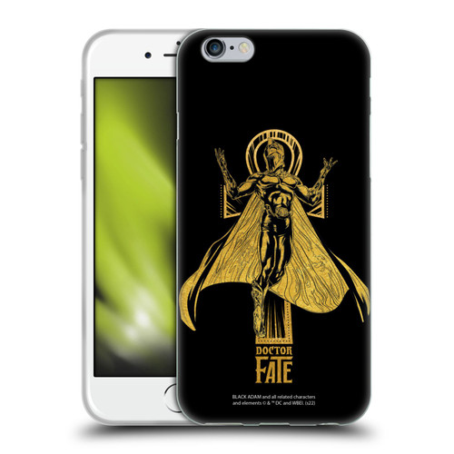 Black Adam Graphics Doctor Fate Soft Gel Case for Apple iPhone 6 / iPhone 6s