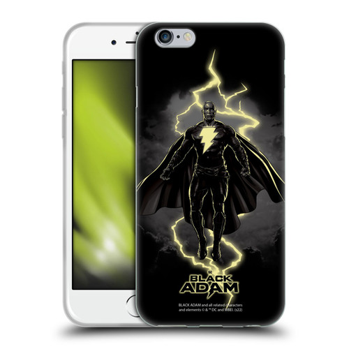 Black Adam Graphics Lightning Soft Gel Case for Apple iPhone 6 / iPhone 6s