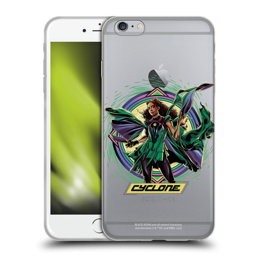 Black Adam Graphics Cyclone Soft Gel Case for Apple iPhone 6 Plus / iPhone 6s Plus