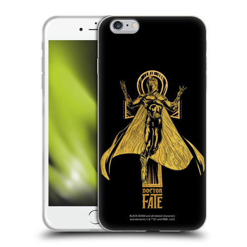 Black Adam Graphics Doctor Fate Soft Gel Case for Apple iPhone 6 Plus / iPhone 6s Plus