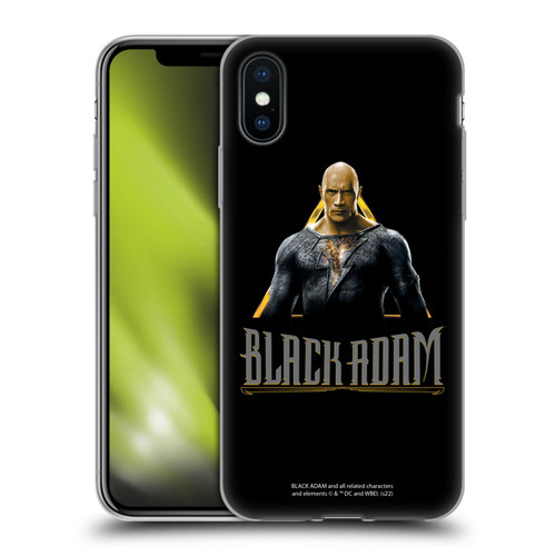 Black Adam Graphics Black Adam Soft Gel Case for Apple iPhone X / iPhone XS