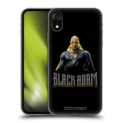 Black Adam Graphics Black Adam Soft Gel Case for Apple iPhone XR
