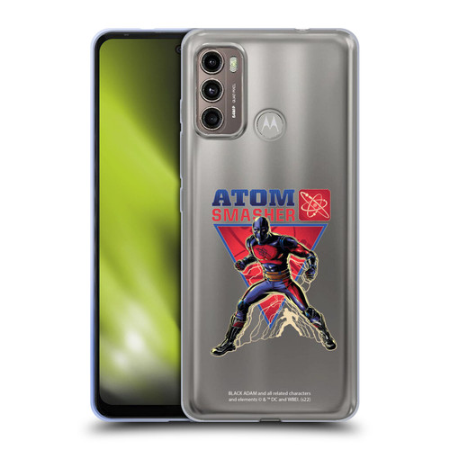 Black Adam Graphics Atom Smasher Soft Gel Case for Motorola Moto G60 / Moto G40 Fusion